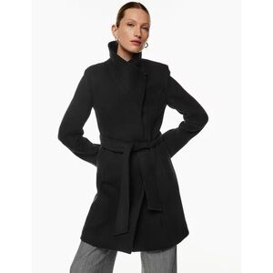 Aritzia Babaton Connor Wool Coat Black Size XS